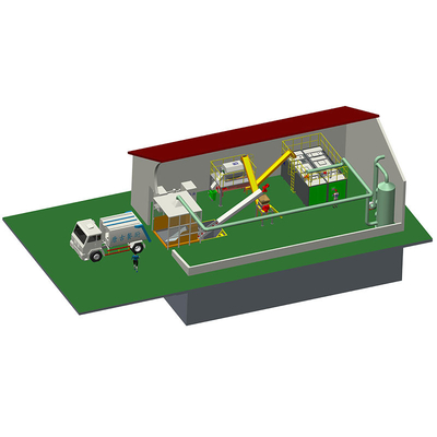 Machine de terreautage commerciale d'engrais organique de TOGO Automatic Food Waste To