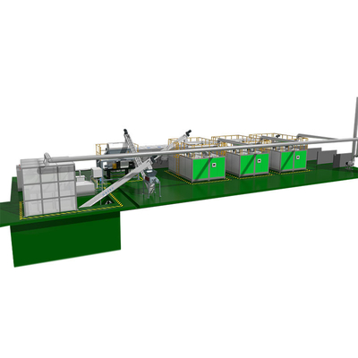 Déchets alimentaires de grande capacité de SUS304 TOGO Organic Waste Disposal Equipment réutilisant la machine