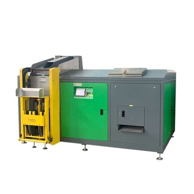 Machine de compostage des déchets alimentaires en acier inoxydable 304 de 500 kg/d avec puissance de 17,5 kW et système de contrôle PLC