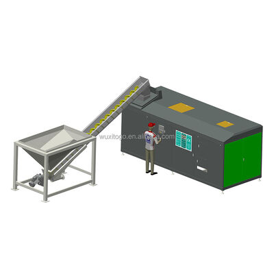 Composteur de déchets organiques entièrement automatique avec une capacité de traitement de 1000 kg/jour, cycle de 24 heures et matériau SUS304 pour le traitement des déchets alimentaires industriels