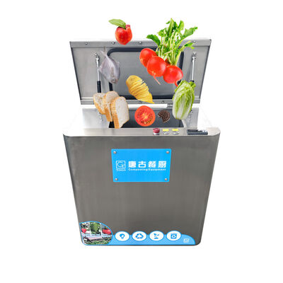 Boîte en bois entièrement électrique automatique de déchets alimentaires disposer d'engrenages de roulement cœur 10KGD filtrage de l'air composteur à domicile