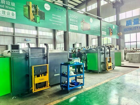 4500 kg par jour Compostage rapide 24 heures par jour Machine de compostage des déchets bio Équipement de compostage des déchets organiques Convertisseur de déchets organiques