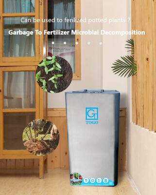 TOGO Composteur électrique de déchets alimentaires en acier inoxydable pour cuisine avec alimentation par lots pour la maison TG-CC-5